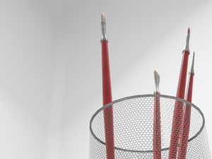 Realistic Brushes pot 3D 模型