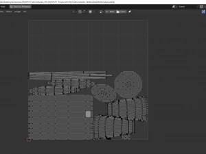 Realistic Brushes pot 3D Model