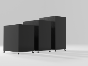Realistic office drawer units 3D मॉडल