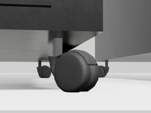 Realistic office drawer units 3D मॉडल