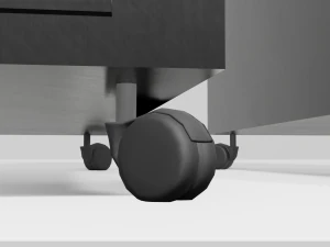 Realistic office drawer units 3D Model