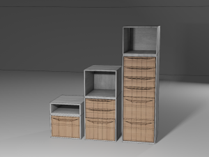 Realistic Drawer room design Modèle 3D