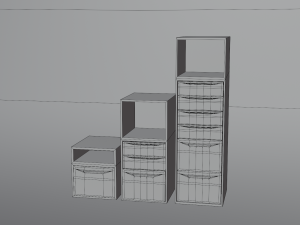 Realistic Drawer room design Modèle 3D