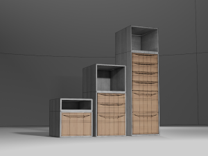 Realistic Drawer room design Modèle 3D