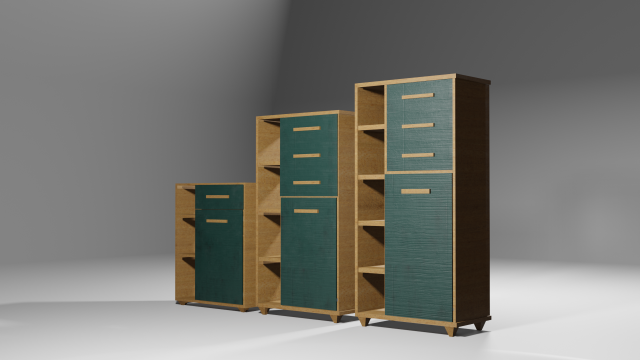 Realistic drawers room design 3D 모델 .c4d .max .obj .3ds .fbx .stl .blend 