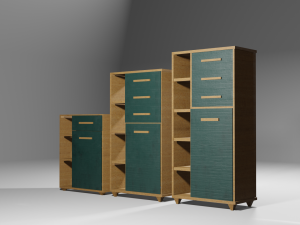 Realistic drawers room design 3D 모델