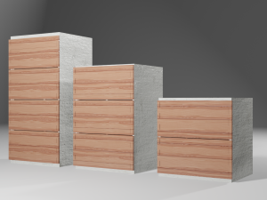 Modern reailistic drawers 3D 모델