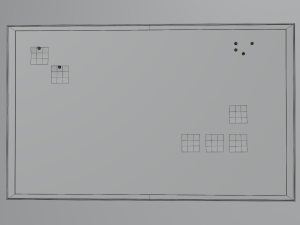Realistic Wall cork Modèle 3D