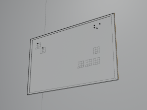 Realistic Wall cork Modèle 3D