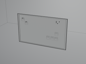 Realistic Wall cork Modèle 3D