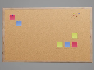 Realistic Wall cork 3D Model