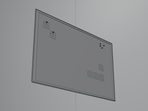 Realistic Wall cork Modèle 3D