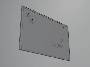 Realistic Wall cork 3D Model