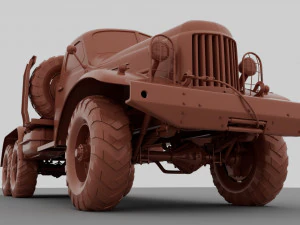 ZIL-157 3D Model