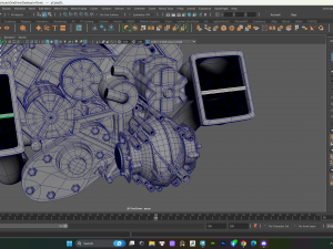 Bugatti Engine Model 3D