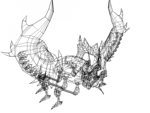 Number 3 Cicada King 3D Model