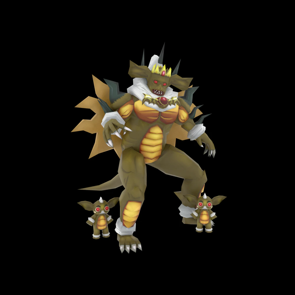 King of the Feral Imps 3D Model .c4d .max .obj .3ds .fbx .stl .blend 