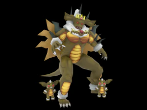 Rei dos Diabretes Ferais Modelo 3D