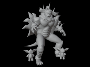 King of the Feral Imps 3D मॉडल