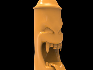 Monster Can 01 3D 打印模型