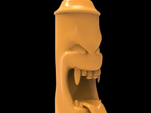 Monster Can 01 3D Print Model