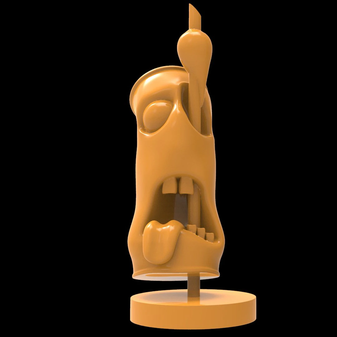Monster Can 13 3D Print Model .c4d .max .obj .3ds .fbx .stl .blend 