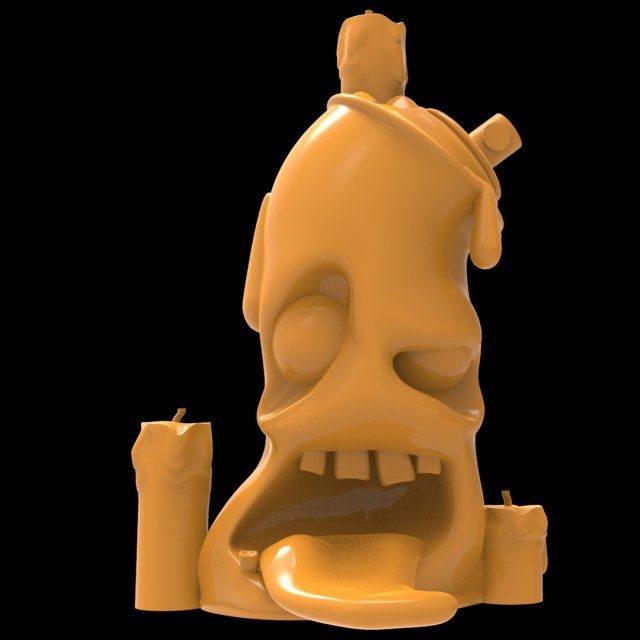 Monster Can 15 3D Print Model .c4d .max .obj .3ds .fbx .stl .blend 