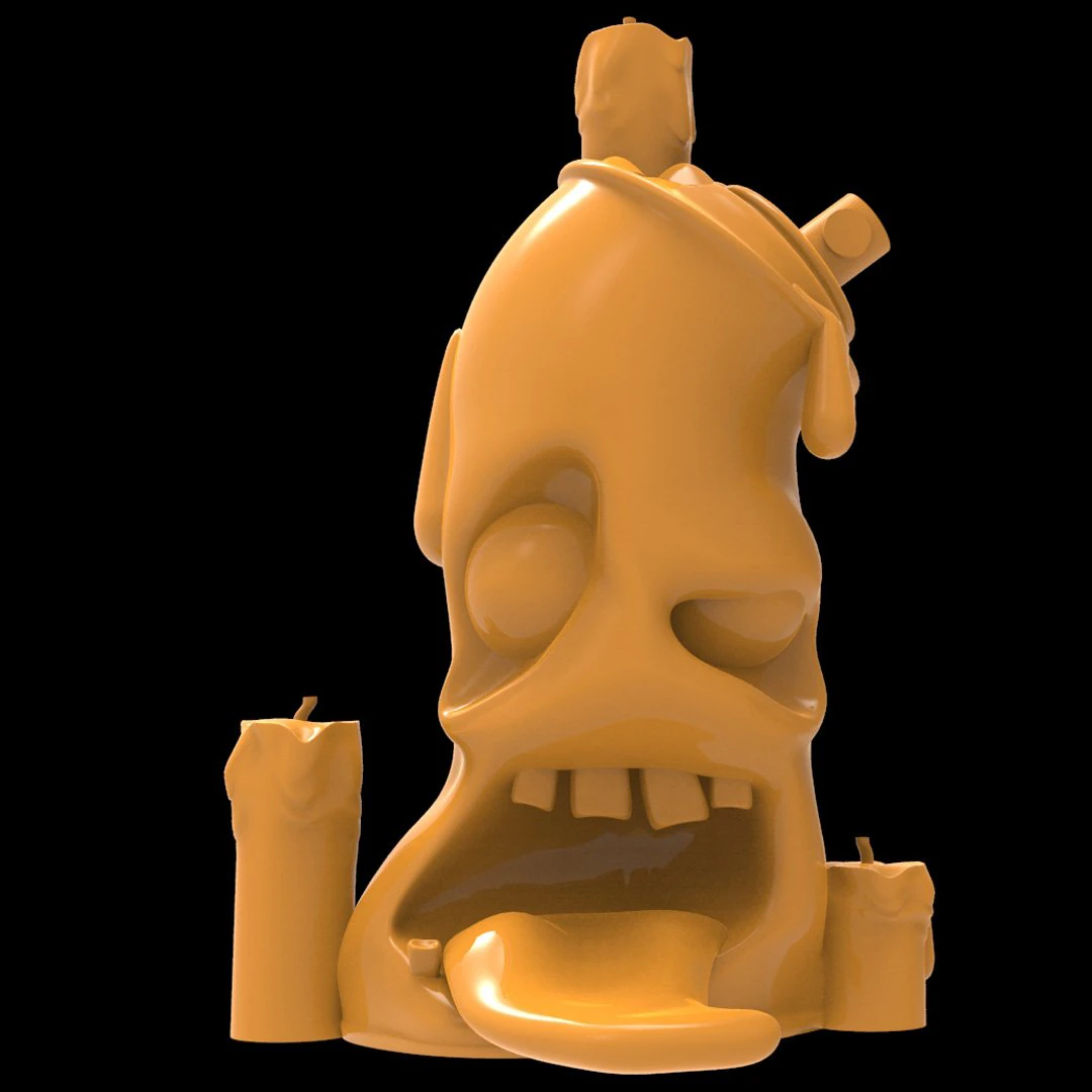 Monster Can 15 3D Print Model .c4d .max .obj .3ds .fbx .stl .blend 