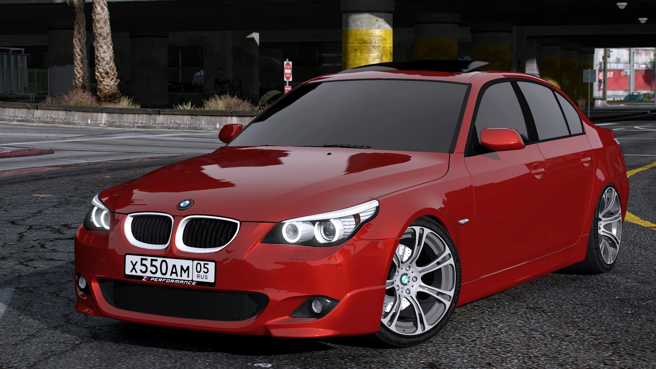 Bmv 5-Series 550I E60 M-Tech 2009 3D Model .c4d .max .obj .3ds .fbx .stl .blend 