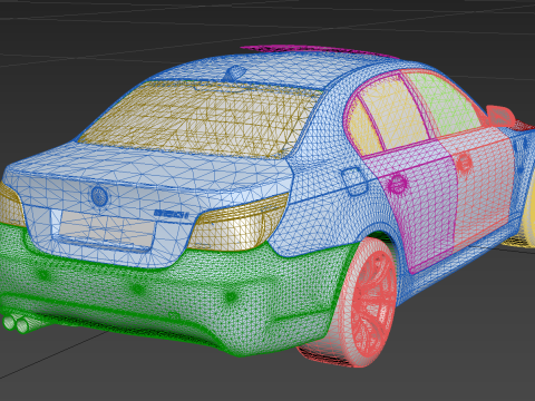Bmv 5-Series 550I E60 M-Tech 2009 3D Model