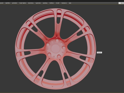 Bmv 5-Series 550I E60 M-Tech 2009 3D Model