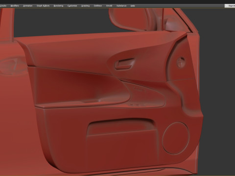 Lexus Gs350 S190 2009 3D Model