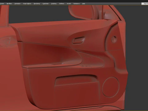 Lexus Gs350 S190 2009 3D Model