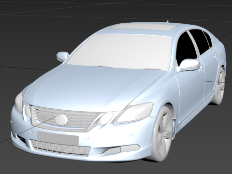Lexus Gs350 S190 2009 3D Model