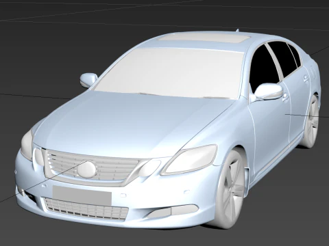 Lexus Gs350 S190 2009 3D Model