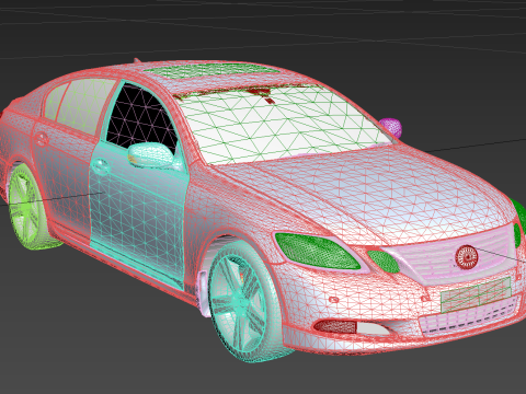 Lexus Gs350 S190 2009 3D Model