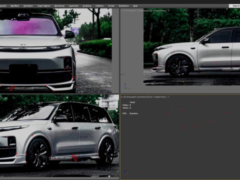 Li Auto Lixiang L8 2023 3D Model