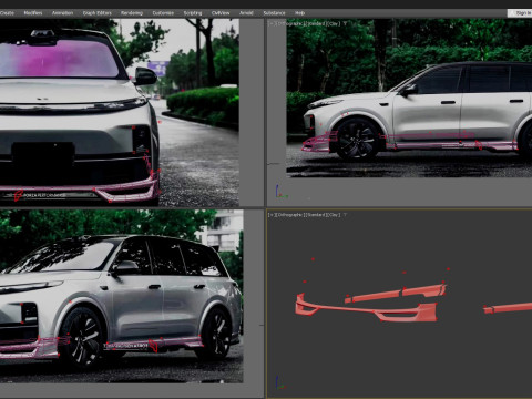 Li Auto Lixiang L8 2023 3D Model