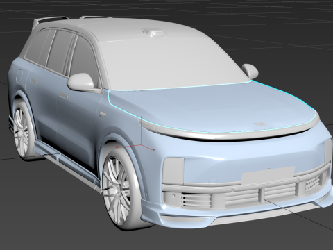Li Auto Lixiang L8 2023 3D Model