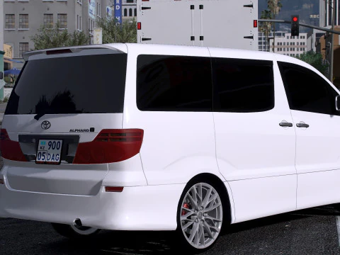 Toyota Alphard V 2008 3D Model
