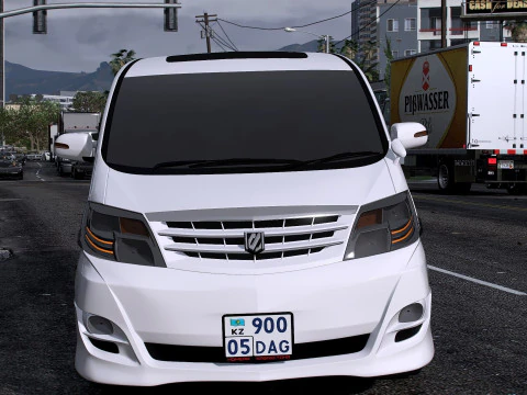 Toyota Alphard V 2008 3D Model
