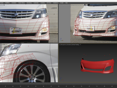 Toyota Alphard V 2008 Modello 3D