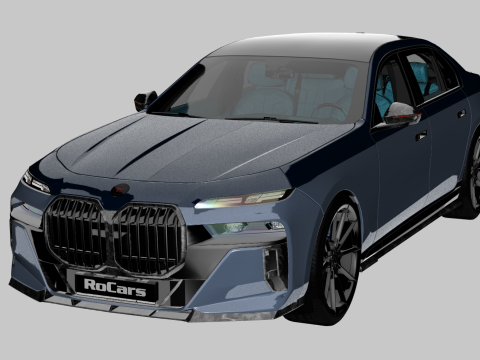 Bmv 7 Series 760i Renegade 2024 3D Model