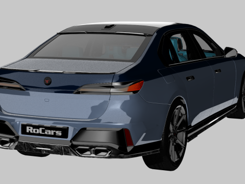 Bmv 7 Series 760i Renegade 2024 3D Model