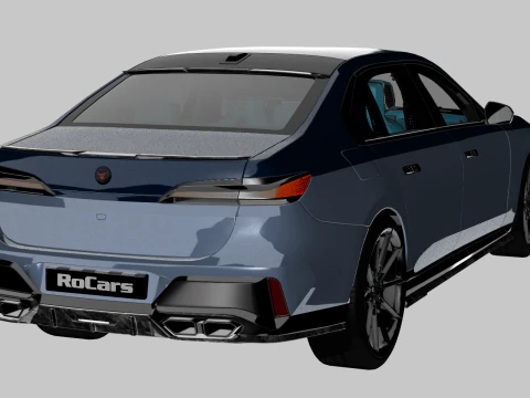 Bmv 7 Series 760i Renegade 2024 3D Model