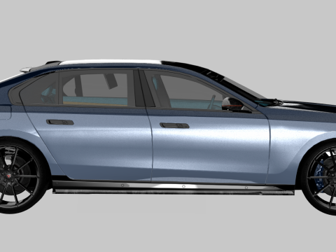 Bmv 7 Series 760i Renegade 2024 3D Model