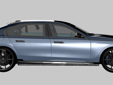 Bmv 7 Series 760i Renegade 2024 3D Model