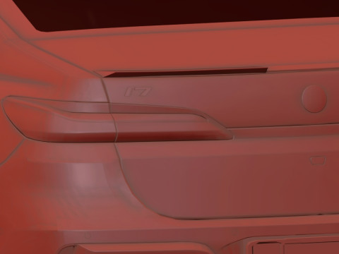 Bmv 7 Series 760i Renegade 2024 3D Model