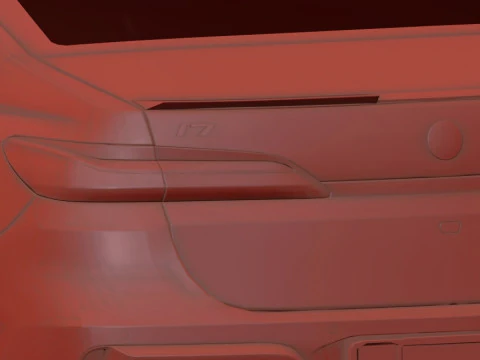 Bmv 7 Series 760i Renegade 2024 3D Model