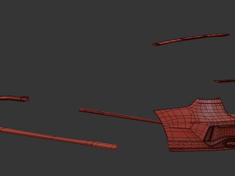 Bmv 7 Series 760i Renegade 2024 3D Model